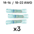 Step Down Heat Shrink Butt Splices 14-16 to 18-22 AWG CE1422 Lithium Compatible