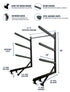 Chesapeake Dock Kayak Rack | Over The Water Storage | 4 Levels