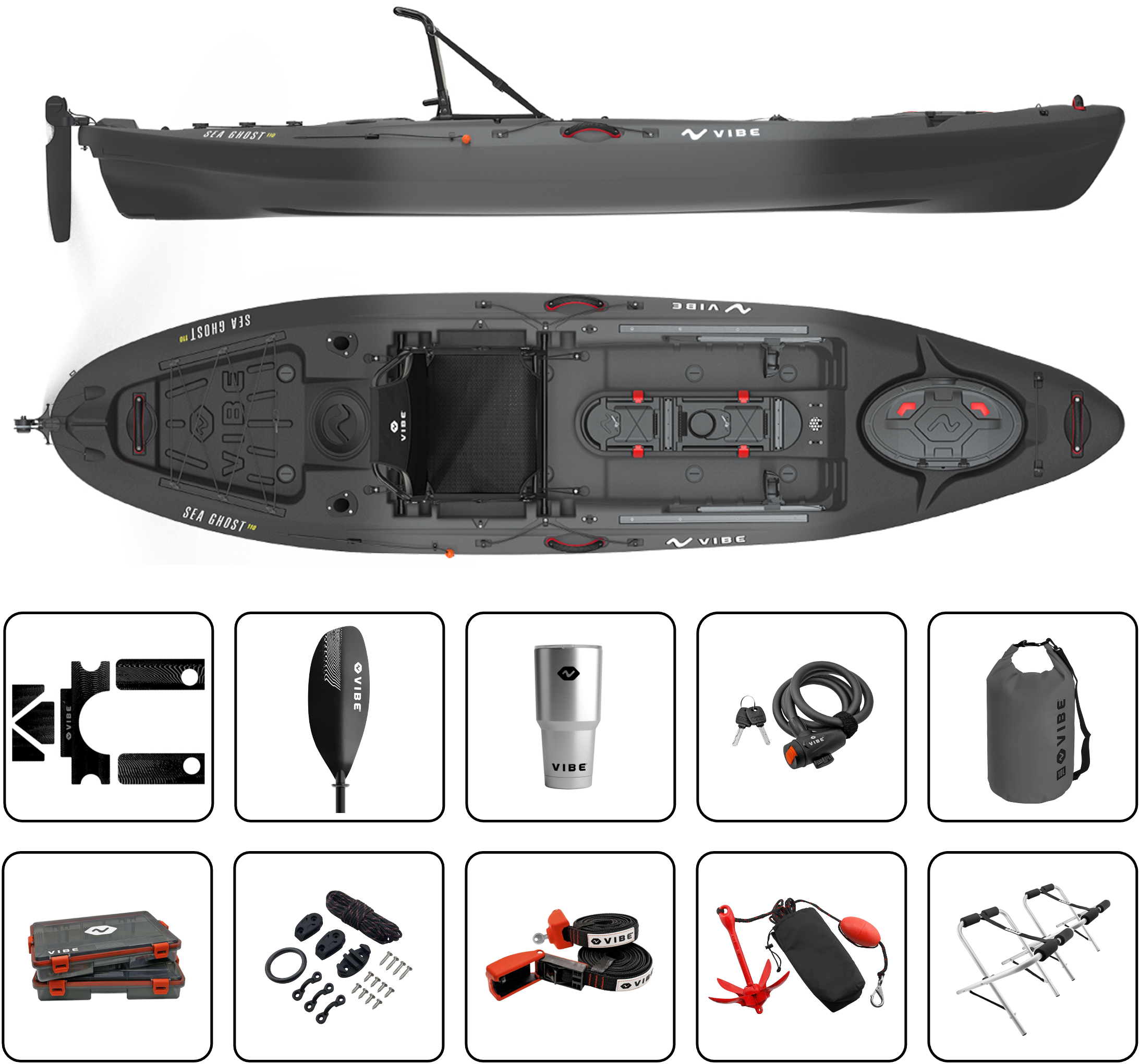 Sea Ghost 110 - Outfit, Anchor & Secure Bundle