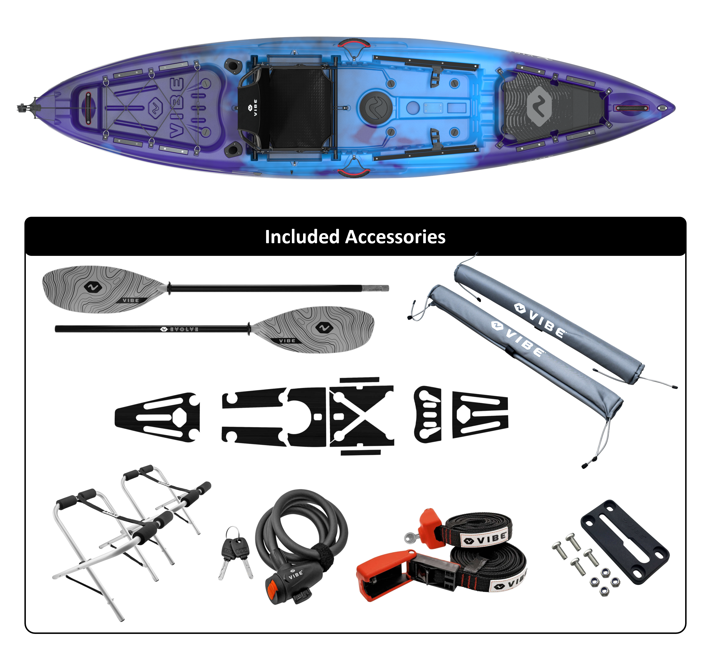 Yellowfin 120 - Transport & Paddle Ready Bundle