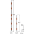YP-LR360-PRO Lightning Rod - NEW & IMPROVED Threaded Power Connectors - Extendable Powered 360 Degree Safety Light, Flag, and Optional Accessory Mount