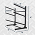 G-Watersport 3 Kayak & Canoe Rack | 3 Levels | Black
