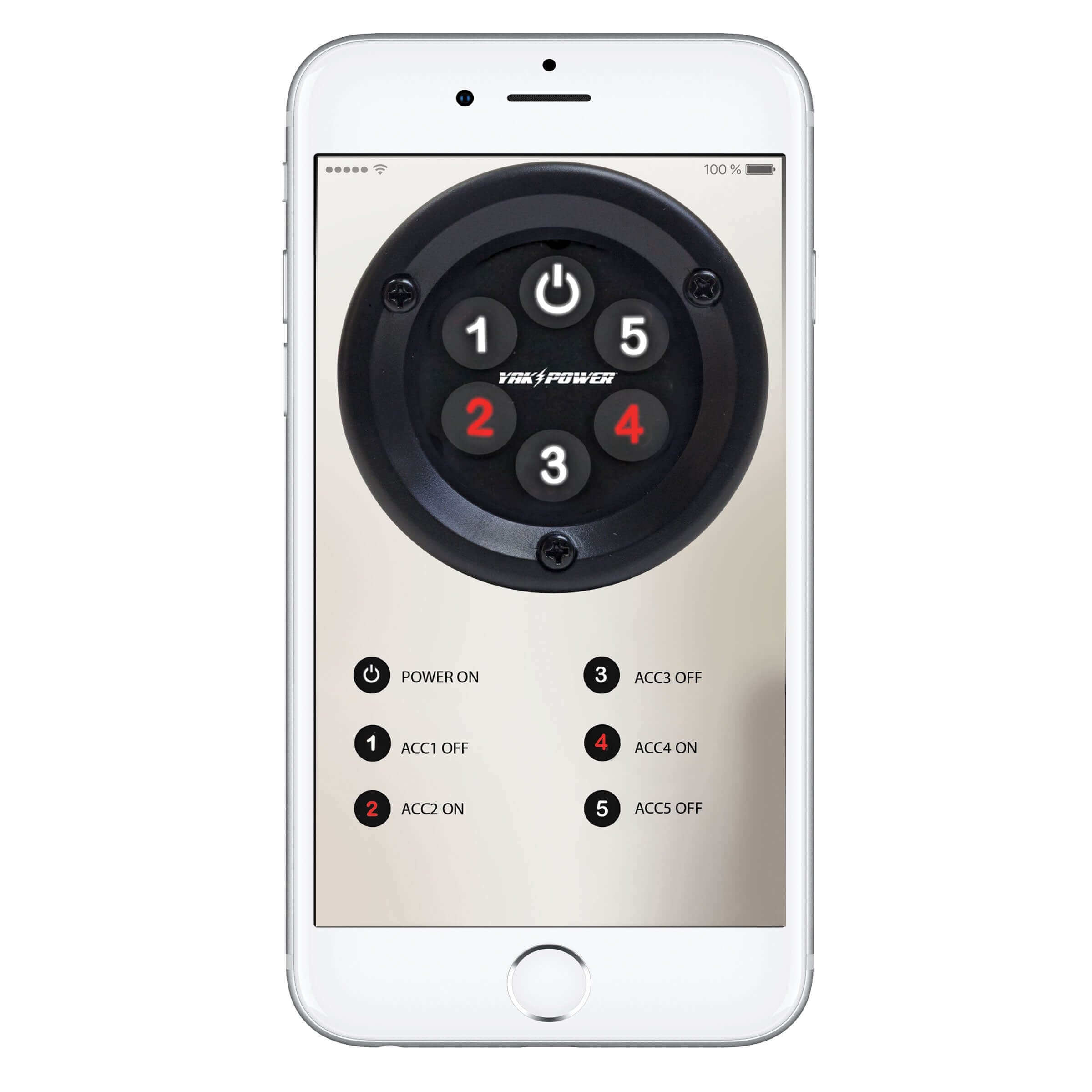 YP-RP5W-OR Five Circuit Wireless Digital Switching System - Kayaks or Off Road